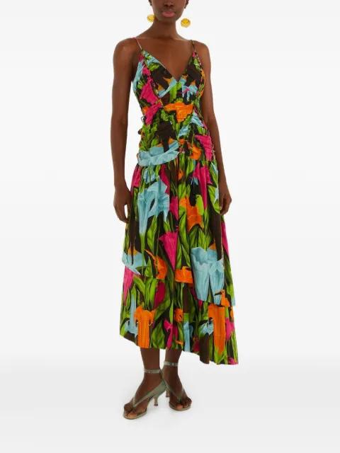 Mujeres y Flores ruched dress by FARM RIO