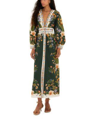 Nature Green Linen Maxi Dress by FARM RIO