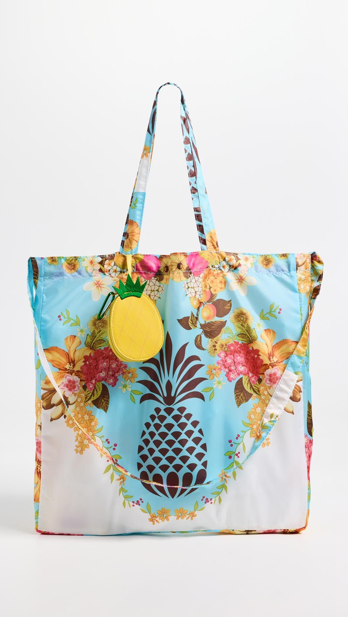 Packable Pineapple Fruit Bag by FARM RIO