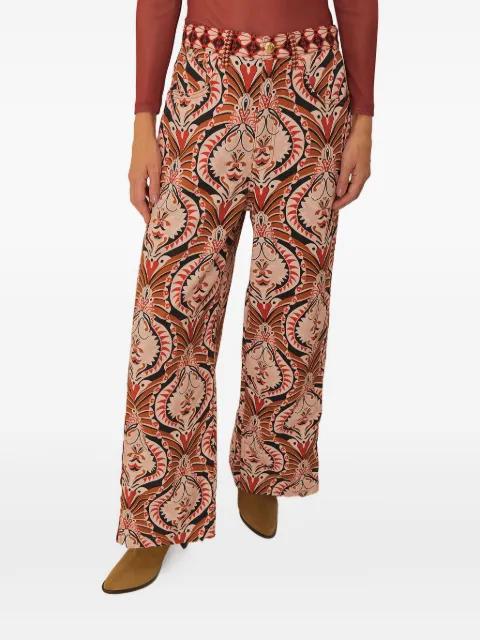 Pineapple Jewelry-print trousers by FARM RIO