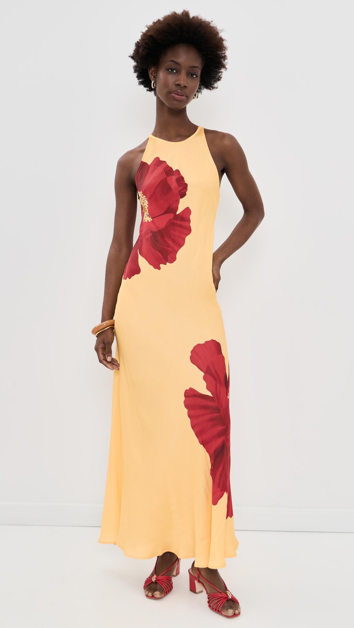 Poppy Flowers Maxi Dress by FARM RIO