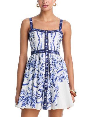 Porcelain Garden Mini Dress by FARM RIO