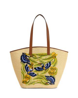 Raffia Basket Tote Bag by FARM RIO
