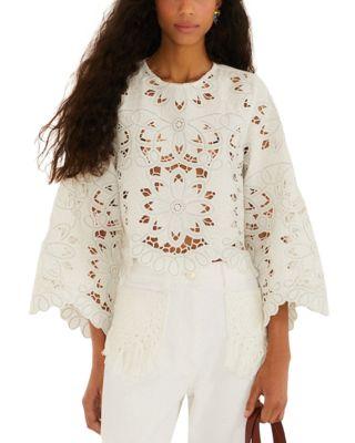 Richilieu Embroidered Top by FARM RIO