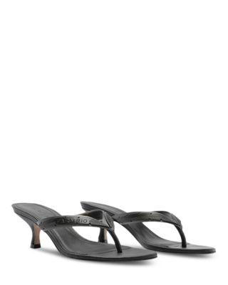 Rob Heeled Jelly Thong Sandals by FARM RIO
