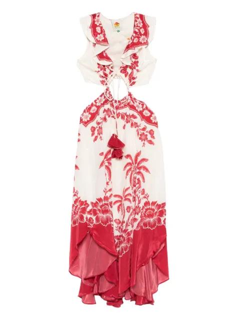 Sand Guanacaste ruffled dress by FARM RIO