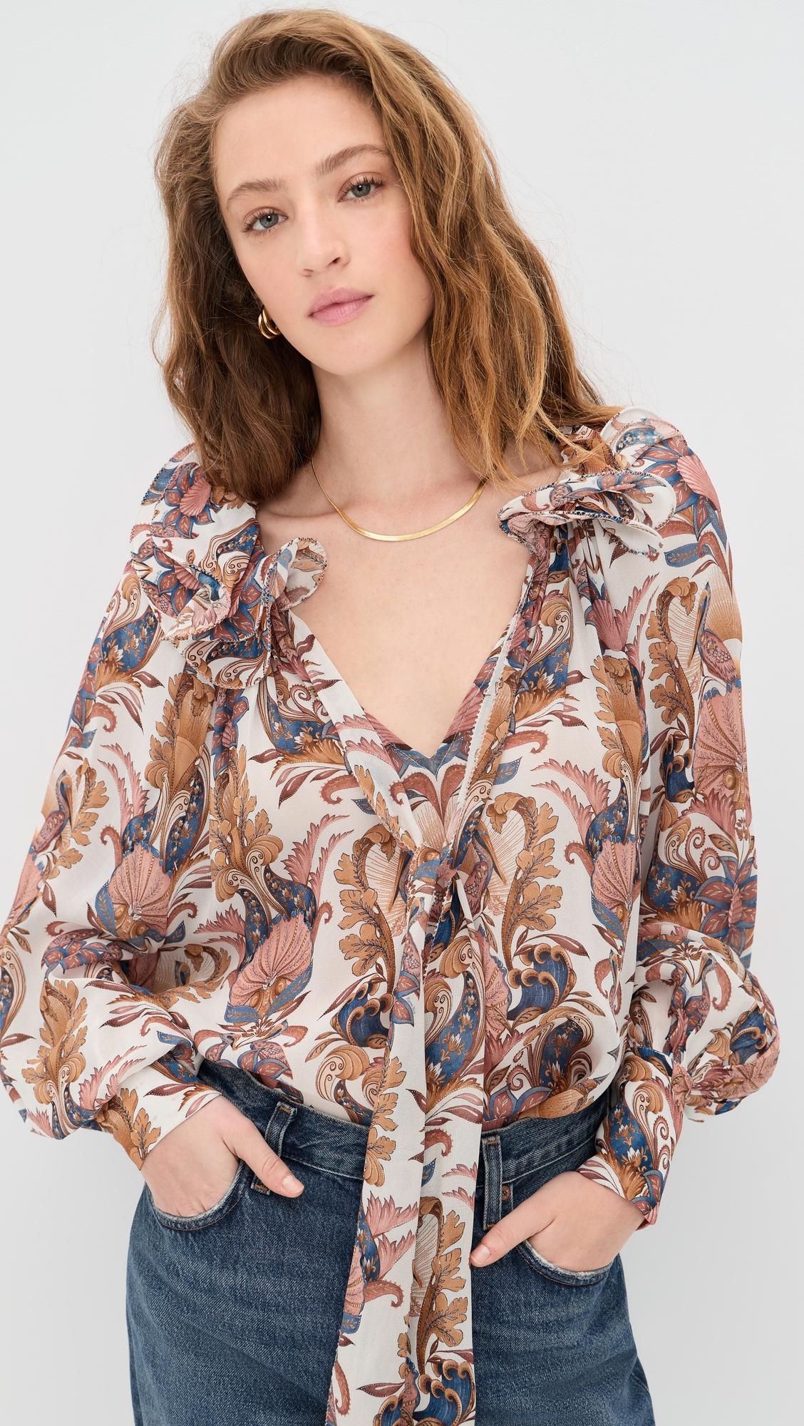 Sea Garden Blouse by FARM RIO