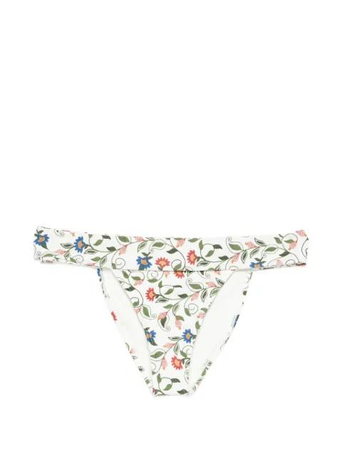 Stitched Garden floral-print bikini bottoms by FARM RIO
