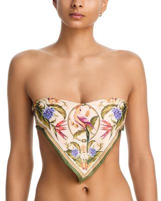 Strelitzia Cropped Bikini Top by FARM RIO