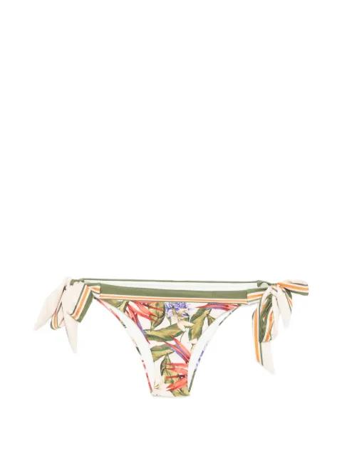 Strilitzia floral-print side-tie bikini bottoms by FARM RIO