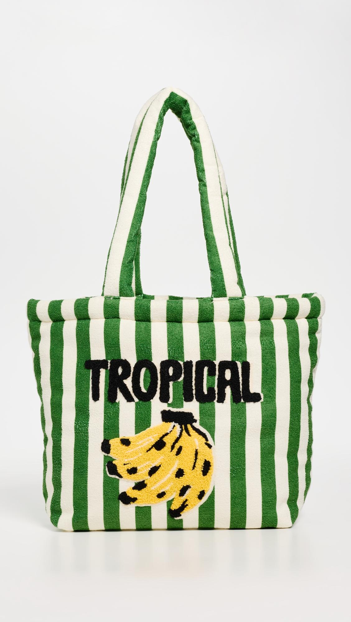 Stripe Banana Tropical Tote by FARM RIO