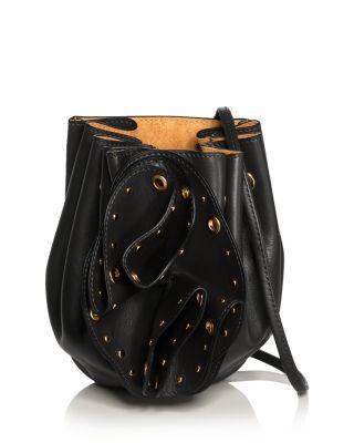 Studded Leather Flower Crossbody by FARM RIO