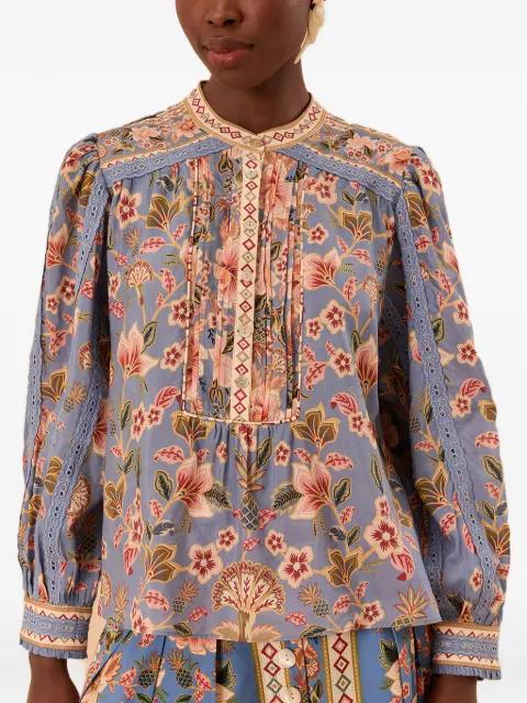 Superbloom Tapestry-print blouse by FARM RIO