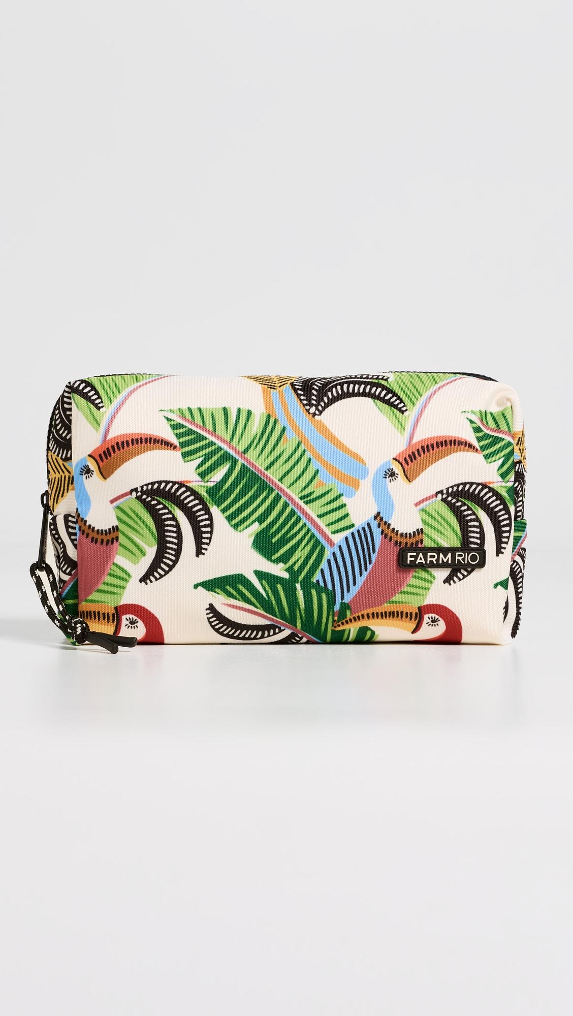Toucan with Foliage Big Pouch by FARM RIO