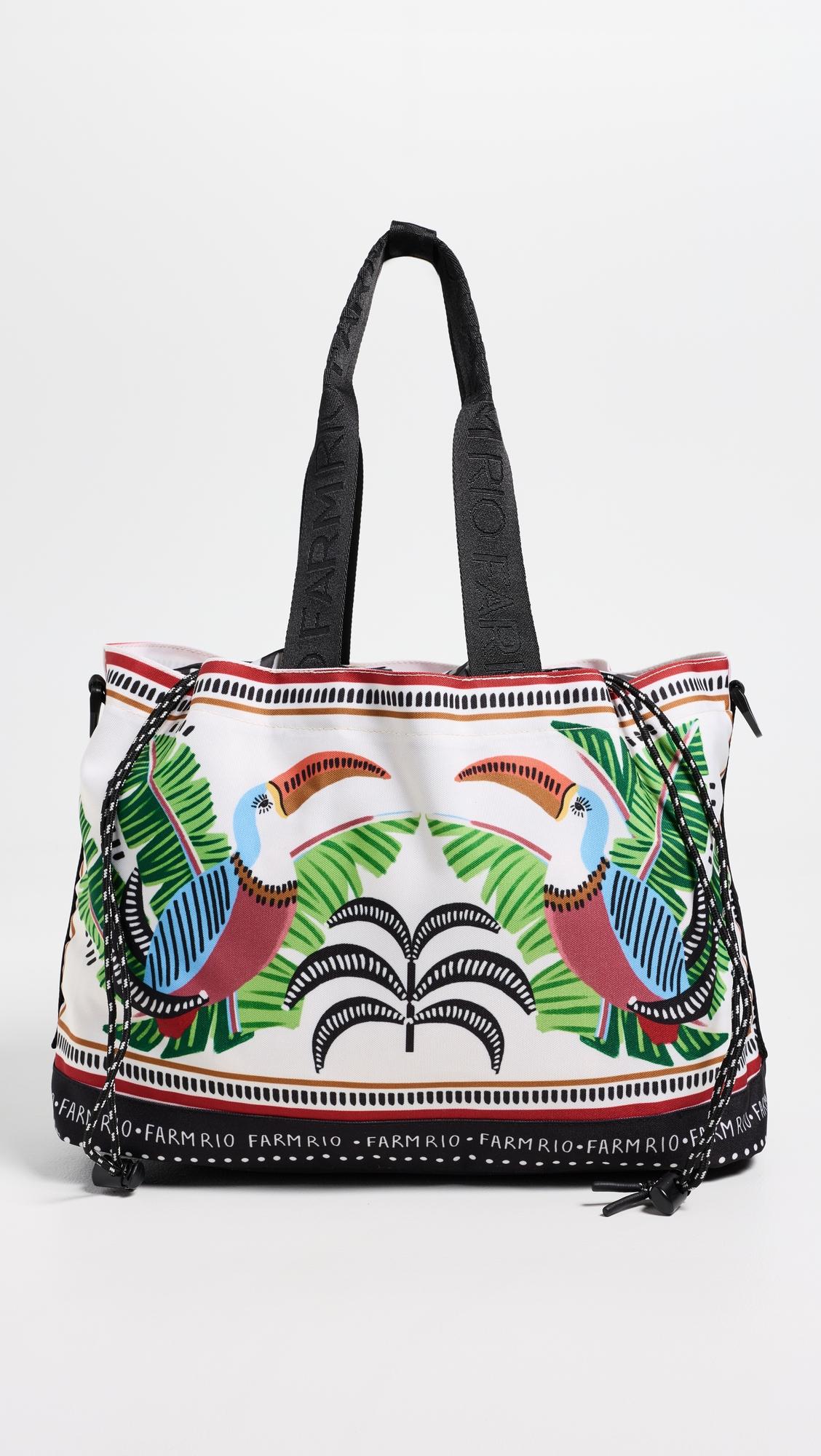 Toucan with Foliage Destiny Bag by FARM RIO