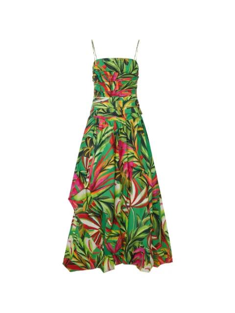 Tropical Dream floral-print ruched dress by FARM RIO
