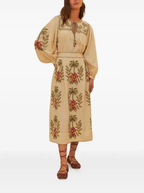 Tropical Flower embroidered blouse by FARM RIO