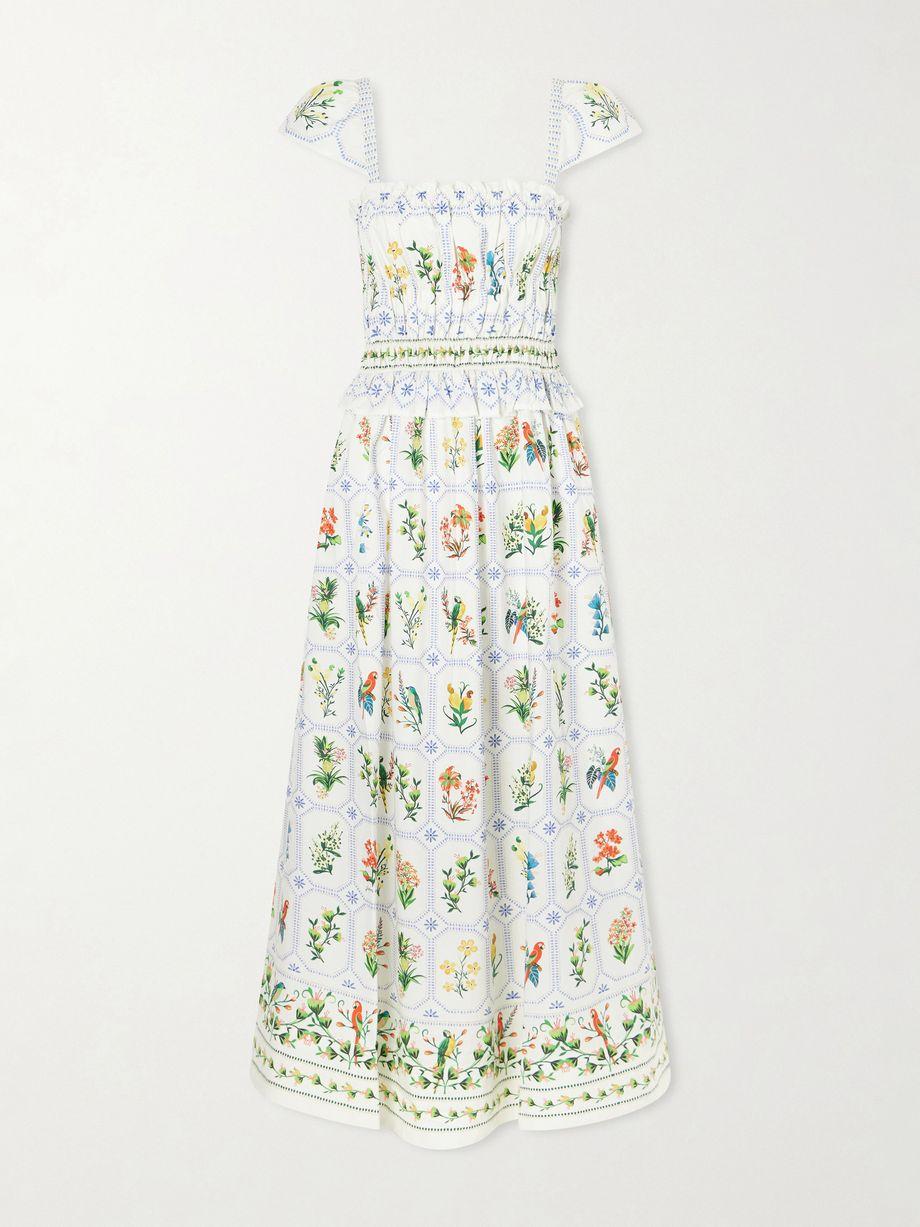 Tropical Porcelain printed cotton-poplin maxi dress by FARM RIO