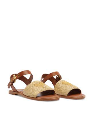 Women's Raffia Flats Sandals by FARM RIO