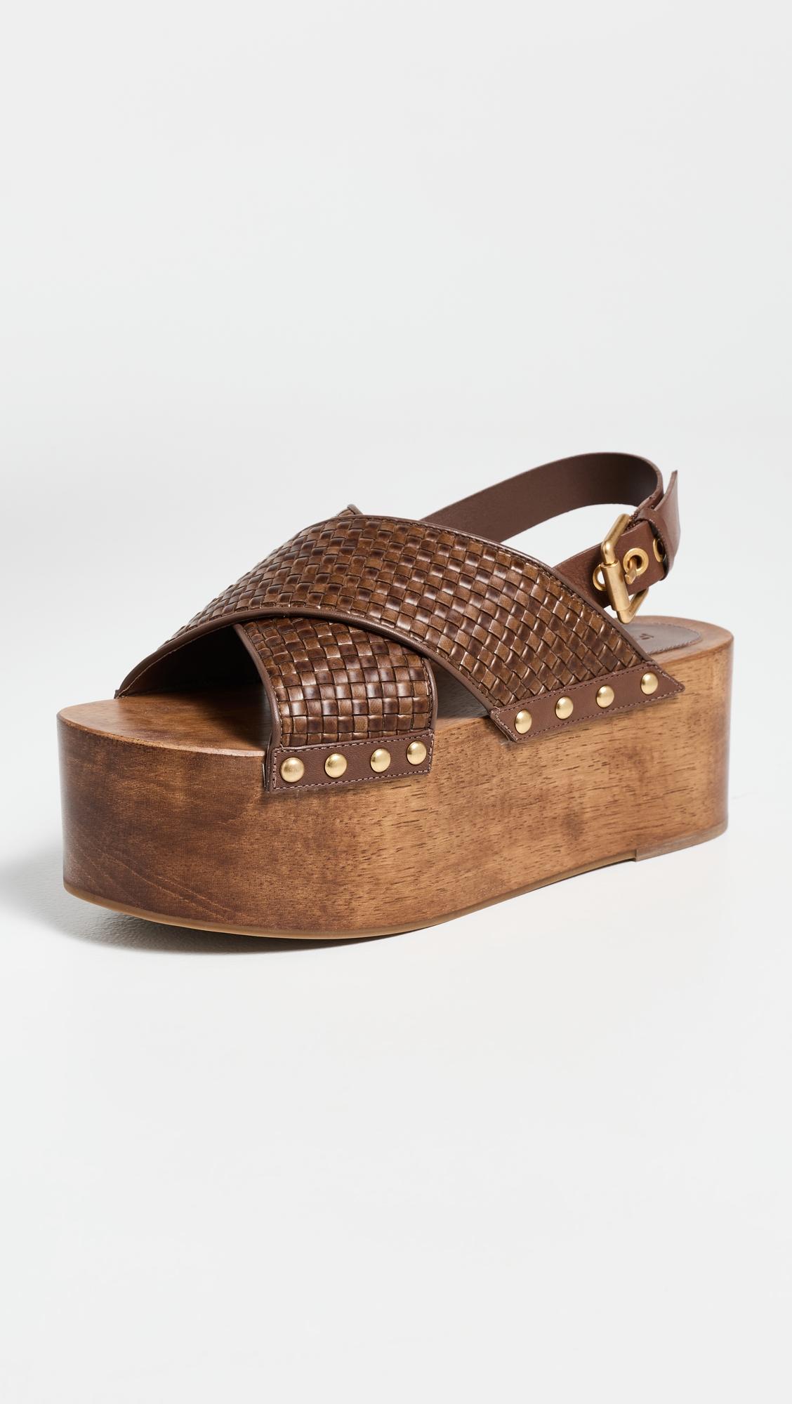 Woven Platform Sandals by FARM RIO