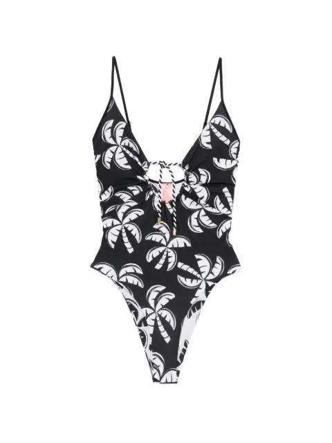 black swimsuit by FARM RIO