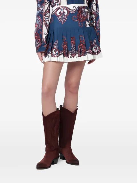 buckle-fastening mini skirt by FARM RIO