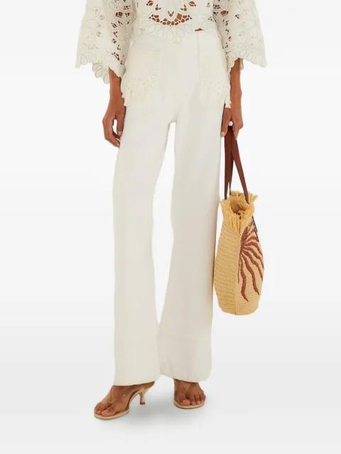crochet-pockets trousers by FARM RIO