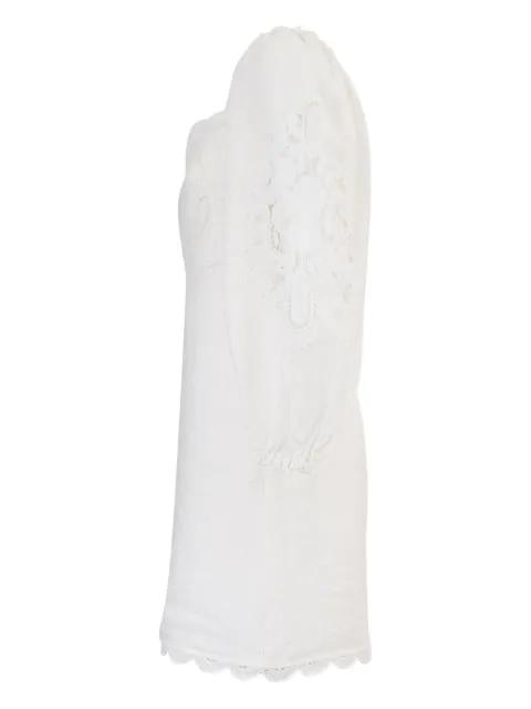 embroidered puff-sleeve mini dress by FARM RIO
