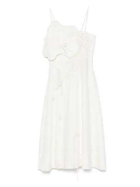 floral-appliqué midi dress by FARM RIO