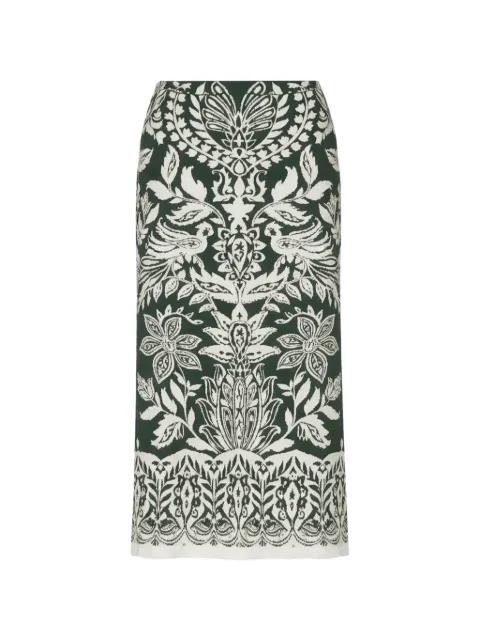 floral high-waisted skirt by FARM RIO