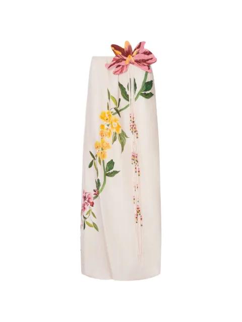 floral-print asymmetric dress by FARM RIO