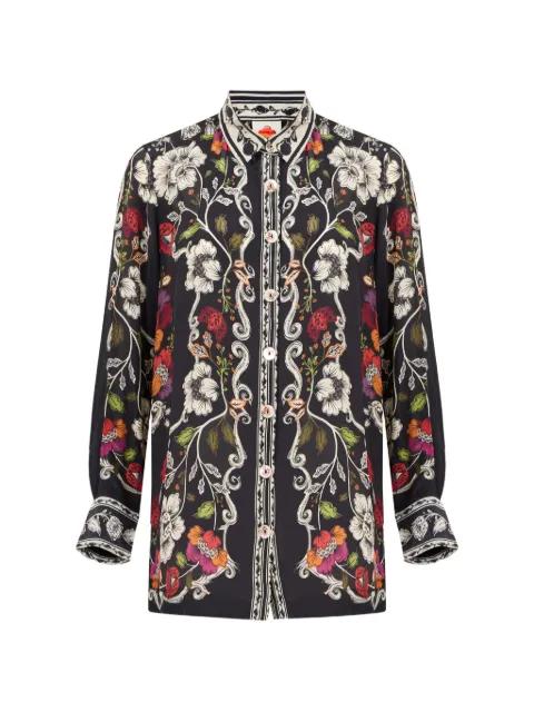 floral-print button-up shirt by FARM RIO