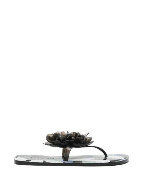floral-print flip flops by FARM RIO