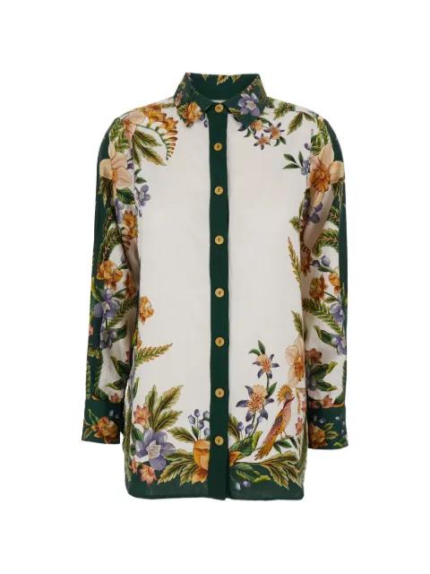 floral-print long-sleeve shirt by FARM RIO