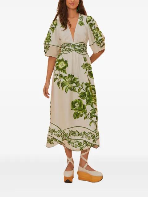 floral-print midi dress by FARM RIO