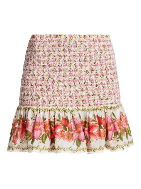 floral-print mini skirt by FARM RIO