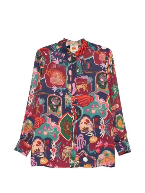 floral print shir- by FARM RIO