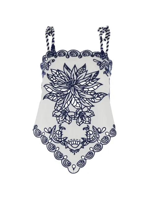 floral top by FARM RIO