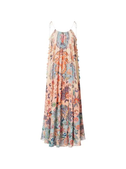 maxi Boho Delhi floral dress by FARM RIO