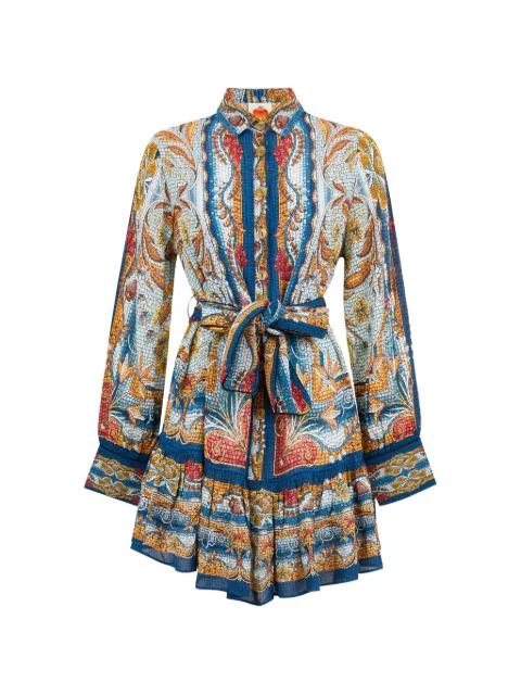 mosaic-print mini dress by FARM RIO