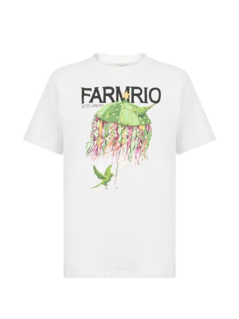 parrot-print T-shirt by FARM RIO