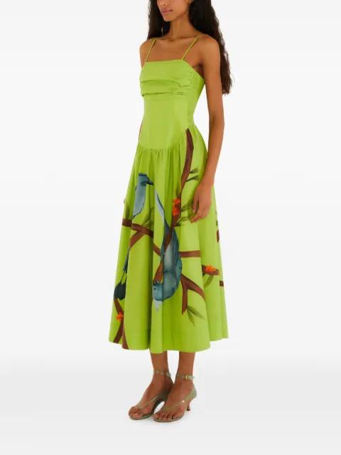 printed strap dress by FARM RIO