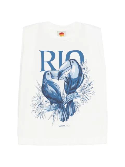 round-neck toucan-print top by FARM RIO