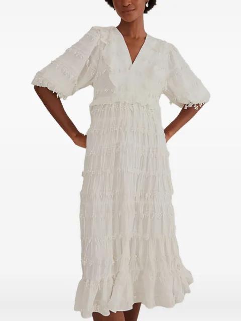 ruffles trim dress by FARM RIO