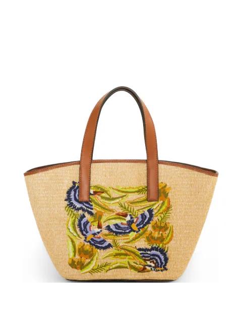 small embroidered tote bag by FARM RIO