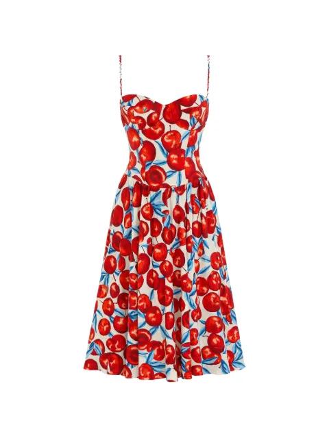 smocked floral dress by FARM RIO