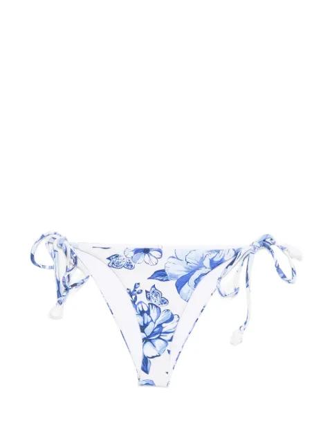 tie-side floral bikini bottoms by FARM RIO