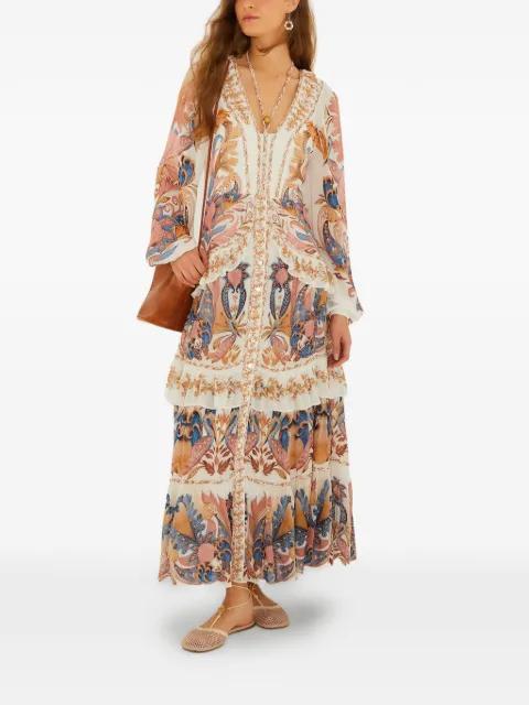 tiered ruffled maxi dress by FARM RIO