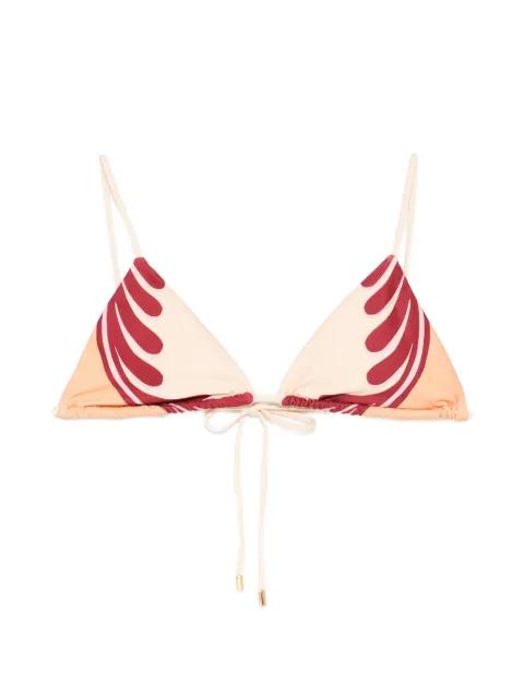triangle bikini top by FARM RIO