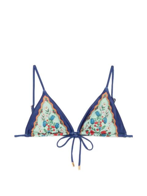 triangle bikini top by FARM RIO